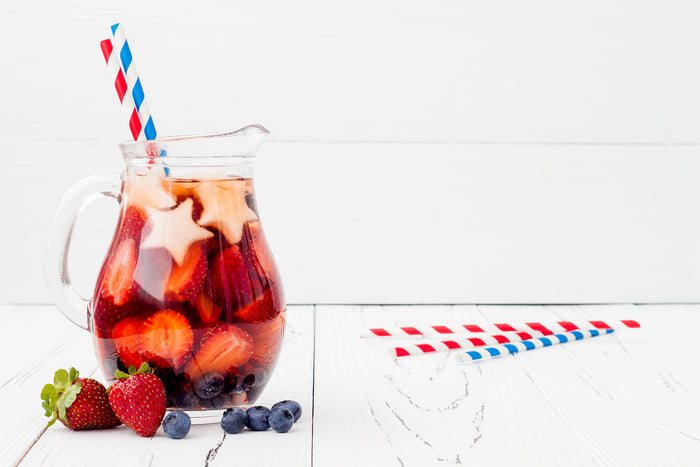 Stars and Stripes–Infused Water