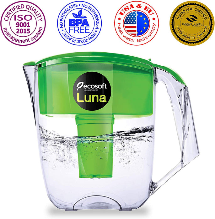 ECOSOFT LUNA 3.5L Water Pitcher WITH Filter