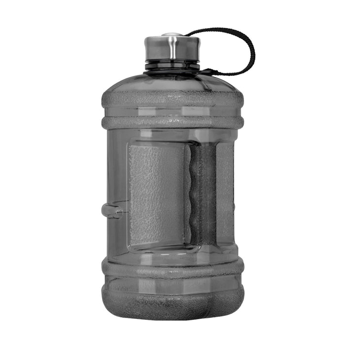 1/2 gallon BPA Free Water Bottle, Plastic Bottle, Sports Bottle, with Handle and Stainless Steel Cap, GEO