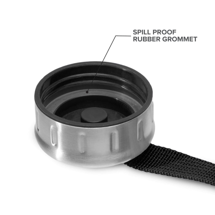 1/2 Gallon BPA Free Water Bottle, Plastic Bottle, Sports Bottle, with Stainless Steel Cap, GEO