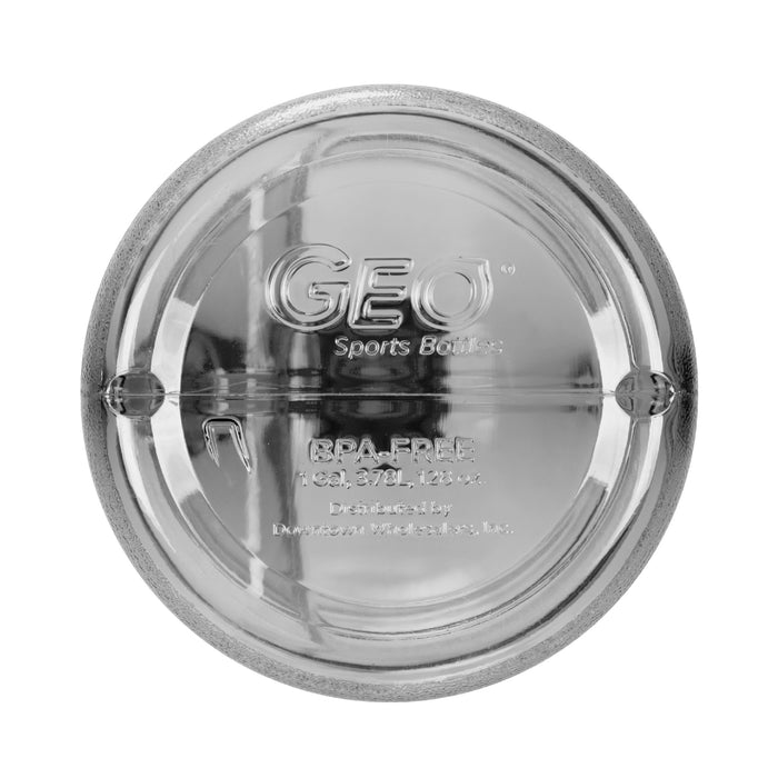 BPA Free 1 Gallon Water Bottle, Plastic Bottle, Sports Bottle, with Screw Cap, GEO