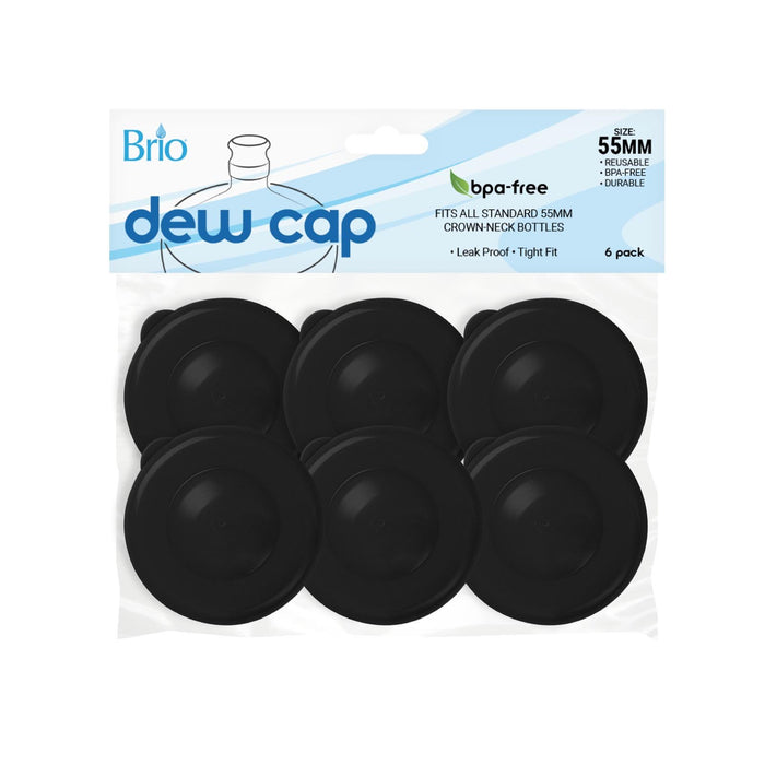 55MM Push Cap (6-Piece) Display Packages