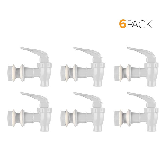 Standard Replacement Valve Display Packages (6-Piece) for Crocks and Water Bottle Dispensers