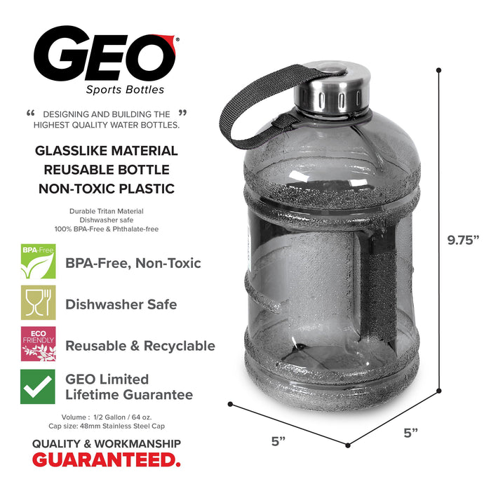 Gallon Sports Water Bottle, BPA Free