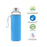 18 Ounce Glass Water Bottle, Sports Bottle, with Protective Sleeve, GEO