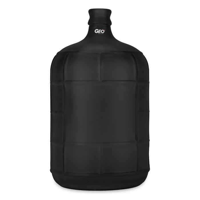 3 Gallon Frosted Glass Bottle, Water Bottle, GEO