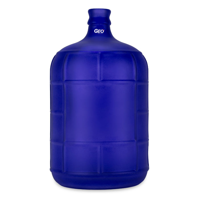 3 Gallon Frosted Glass Bottle, Water Bottle, GEO