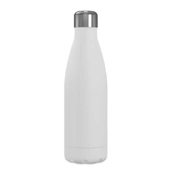 17 Ounce Stainless Steel Water Bottle, Sports Bottle, Slim, with Double Wall, GEO