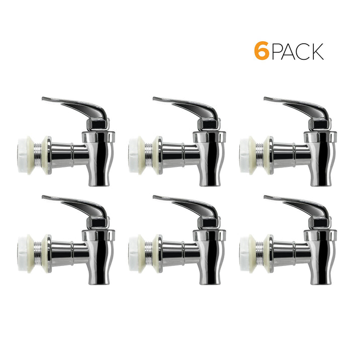 Standard Replacement Valve Display Packages (6-Piece) for Crocks and Water Bottle Dispensers